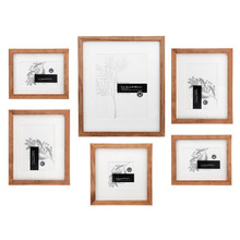 6 Piece Slim Box Frame Gallery Wall Set